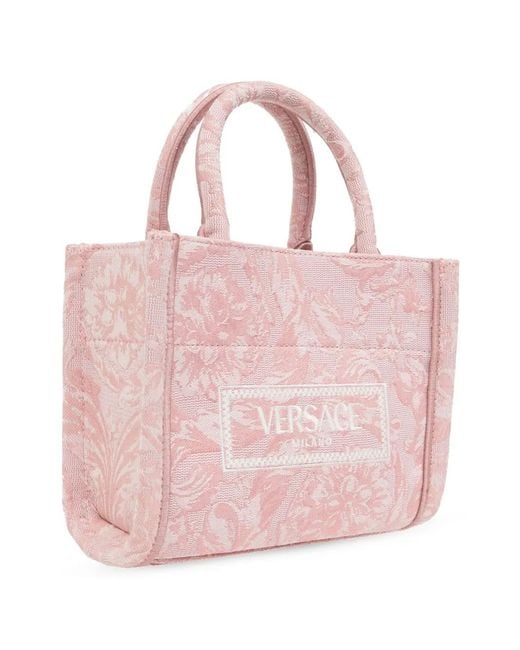 Versace Pink Shopper Bag