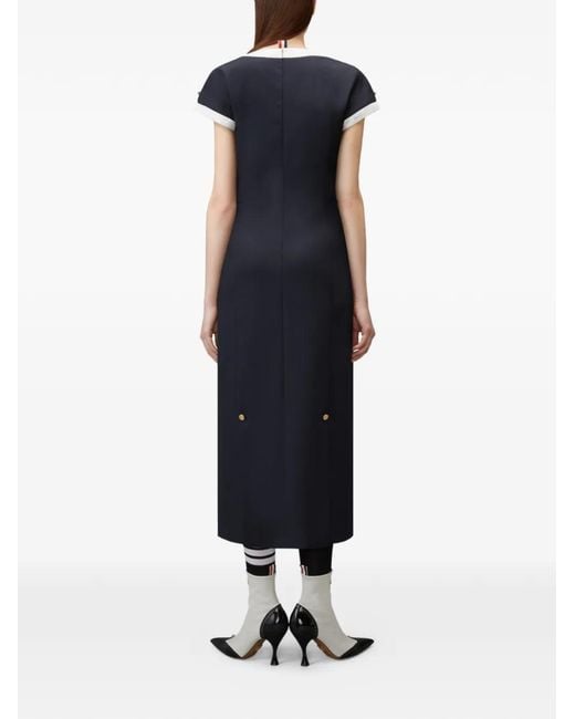Robe Hopsack Suiting Thom Browne en coloris Blue