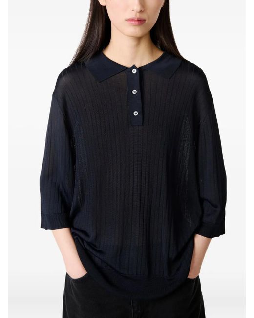 Studio Nicholson Blue Knitted Jumper