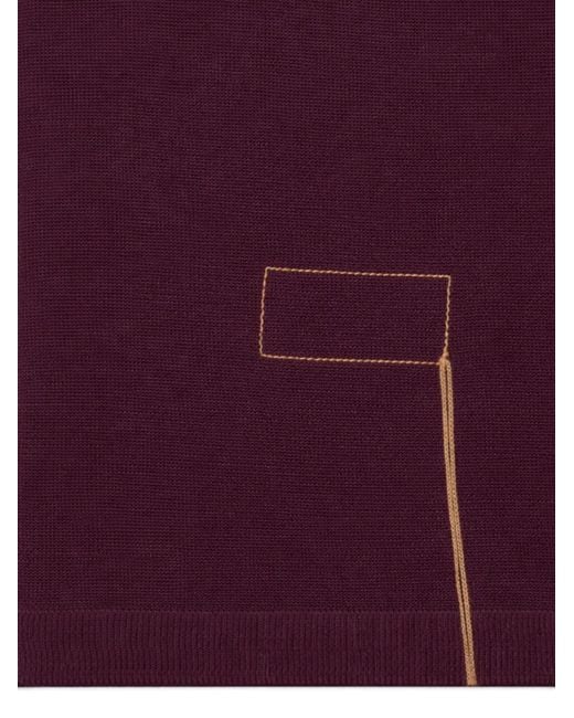 Fortela Purple T-Shirt Adrien En Coton for men