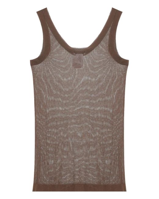 Lemaire シームレス タンクトップ Brown