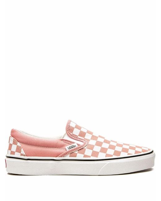 Vans Pink Classic Slip-On Sneakers
