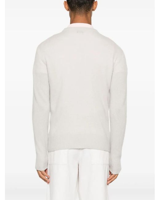 Tom Ford White Ribbed-Trim Sweater for men