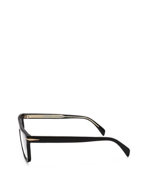 David Beckham White Square-Frame Glasses for men