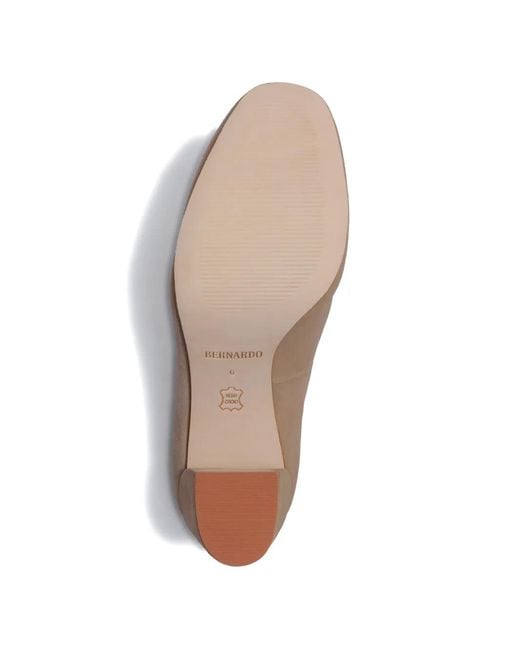 Bernardo Brown Nevaeh Suede Pumps