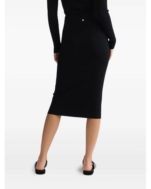 Liu Jo Black Midirock mit Nieten