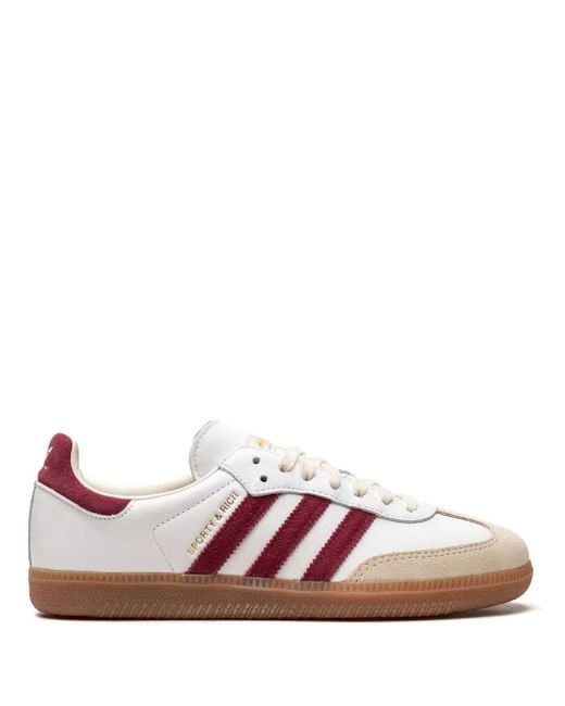 Adidas Pink X Sporty & Rich Samba Og Sneakers