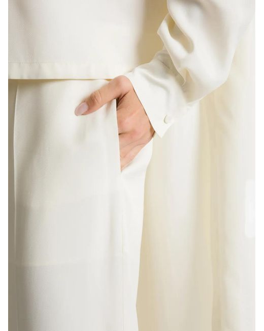 Alberta Ferretti White Buttoned Shirt
