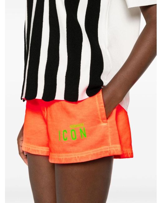 Shorts Be Icon di DSquared² in Orange