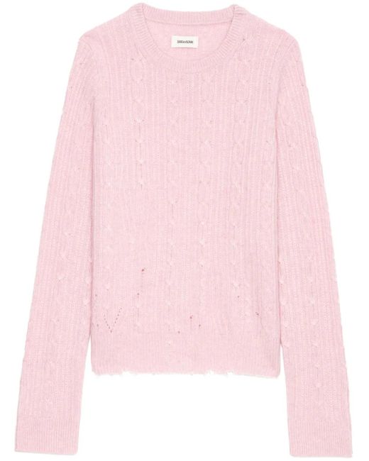 Zadig & Voltaire Pink Jonasson Sweater