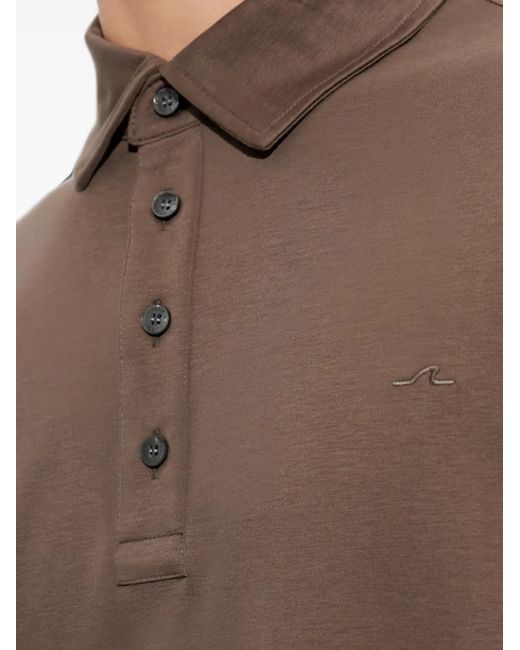 Paul & Shark Brown Short-Sleeve Polo Shirt for men