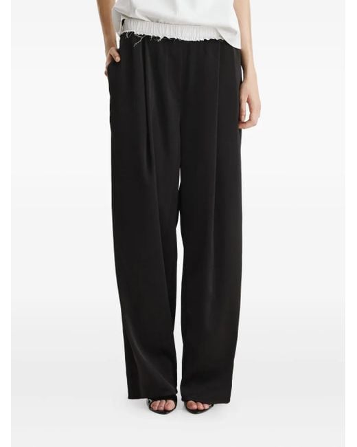 2310 STUDIO Broek Met Zijzak in het Black