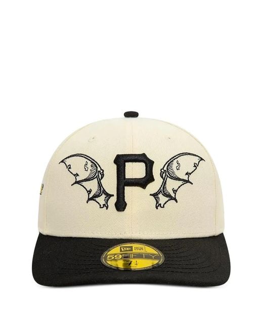 KTZ White Pittsburgh Pirates Mlb Team Logo-Embroidered Cap for men
