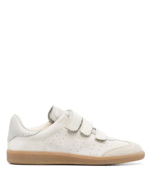 Isabel Marant White Beth Low Top Sneakers