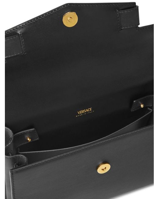 Versace Black Handtasche aus Leder