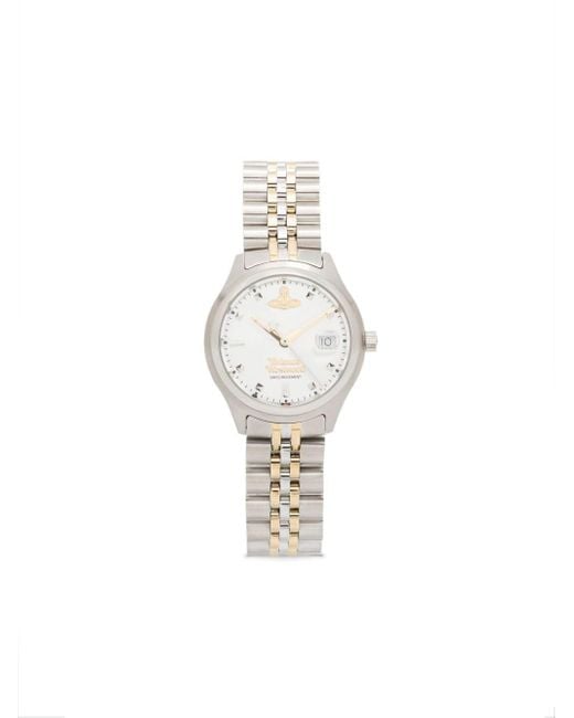 Orologio Little Camberwell 29mm di Vivienne Westwood in White