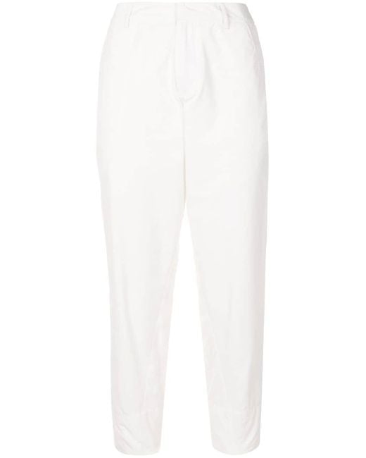 Pantalones ajustados de talle alto UMA | Raquel Davidowicz de color White