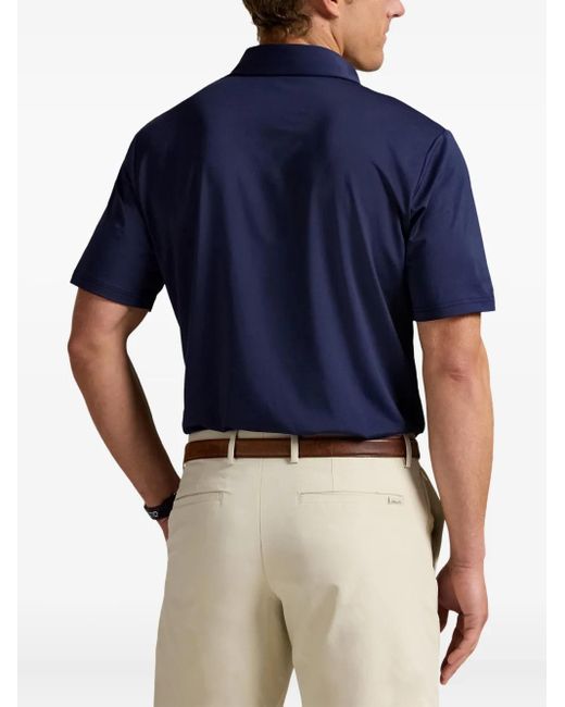 Ralph Lauren Blue Short-Sleeve Polo Shirt for men