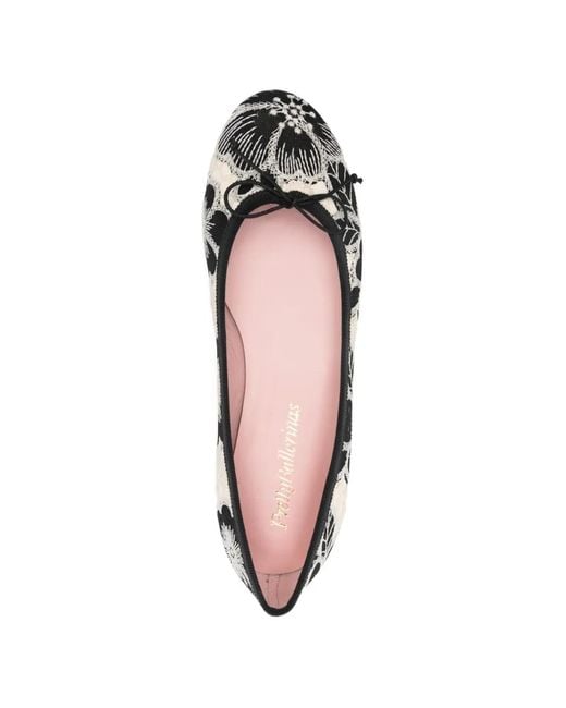 Pretty Ballerinas White Nicole Ballet Flats
