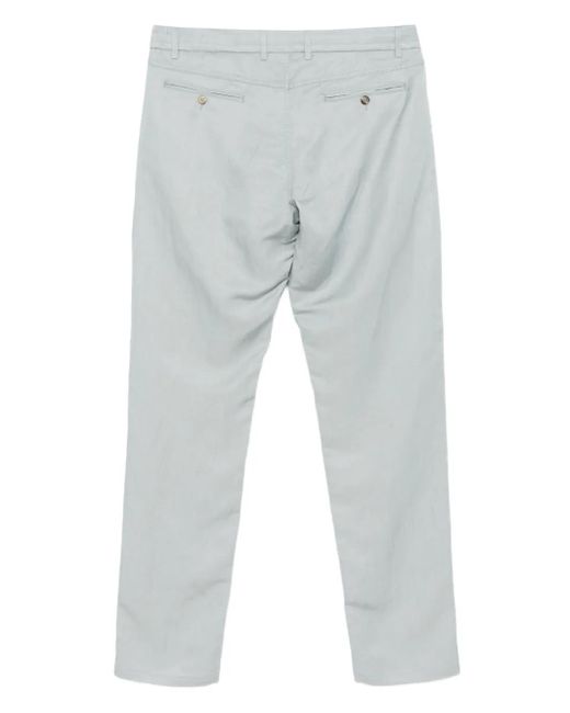 Canali Gray Drawstring Trousers for men