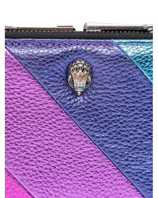 Kurt Geiger Purple Mini Eagle-Head Wallet