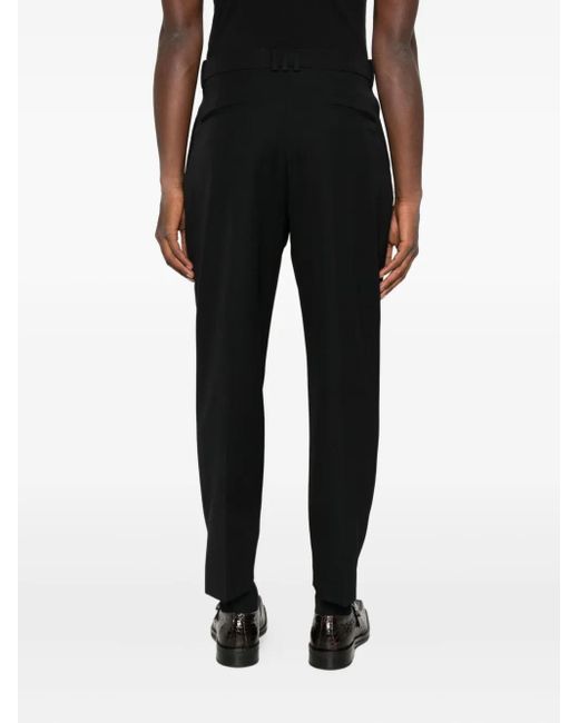 Balmain Black Pleated Trousers for men