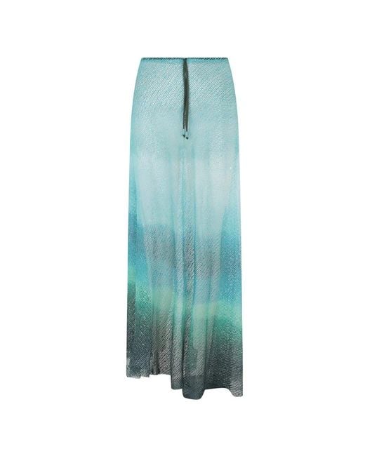 Pin-Up Stars Blue Tie-Dye Drawstring Pareo