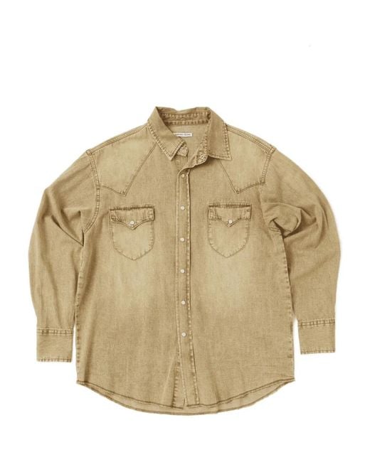 Carter Young Natural Denim Shirt for men