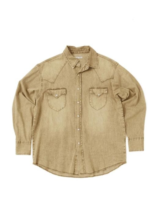 Carter Young Natural Denim Shirt for men