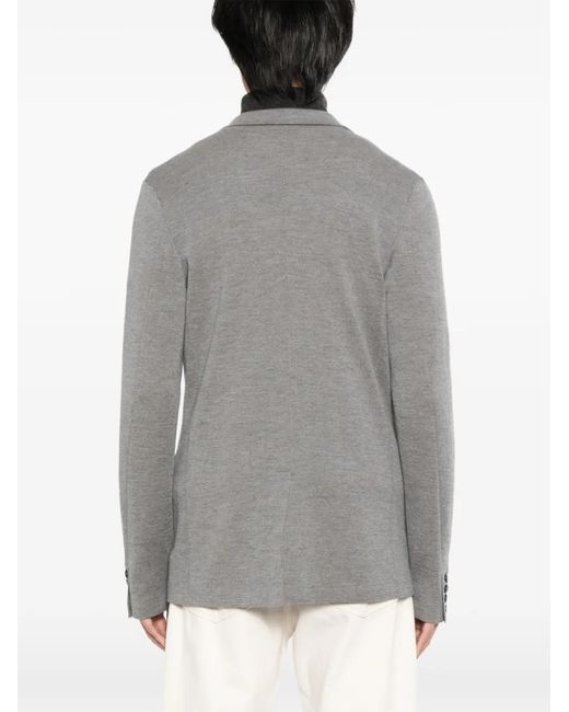 N.Peal Cashmere Gray Marlborough Blazer for men