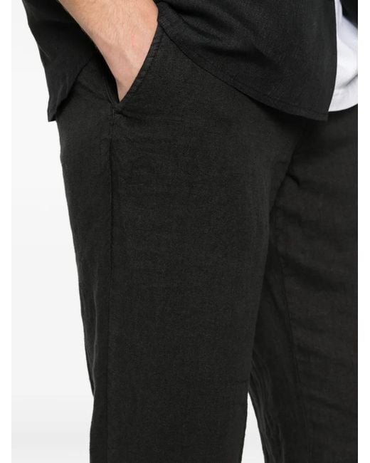 Karl Lagerfeld Black Drawstring Trousers for men
