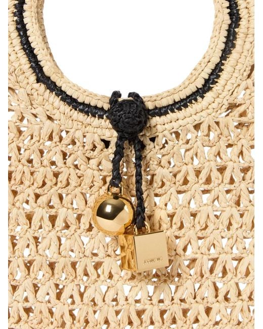 Jacquemus Metallic The Spiaggia Small Round Bag