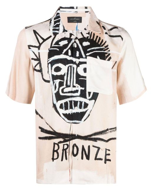 Neuw White X Basquiat Short-sleeve Shirt for men