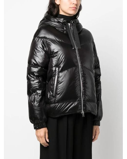 Woolrich Black Nylon Down Jacket