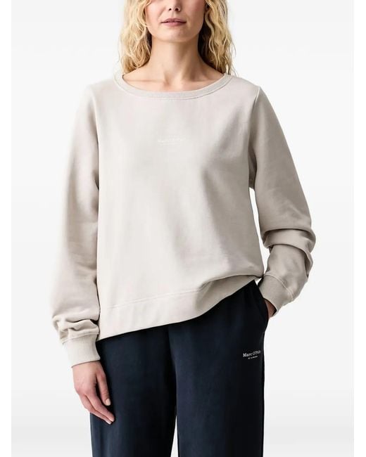 Marc O' Polo Gray Logo-Print Sweatshirt