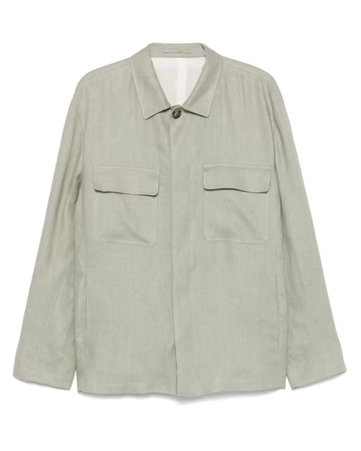 メンズ Lardini Esansel シャツジャケット Gray