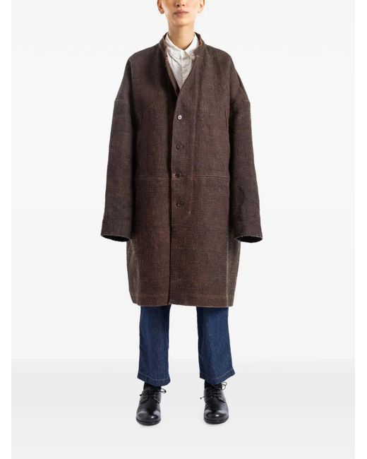 COTTLE Brown Button-Up Coat