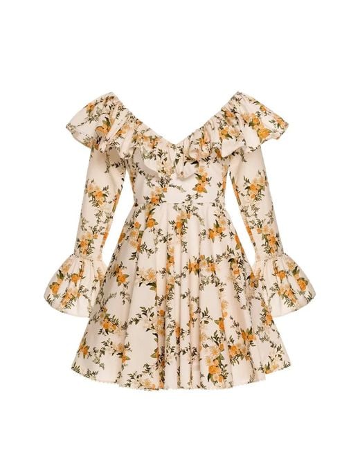 Agua Bendita Natural Verso Valle Mini Dress