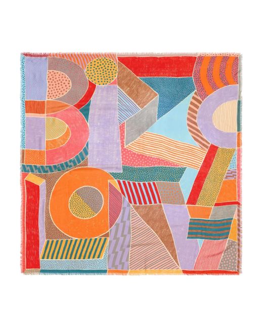 Bimba Y Lola グラフィック スカーフ Orange