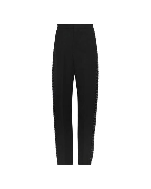 DIOTIMA Black High-Waisted Crystal Trousers