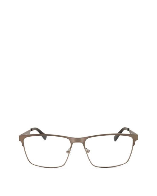 Gant Brille Mit Eckigem Gestell in Natural für Herren