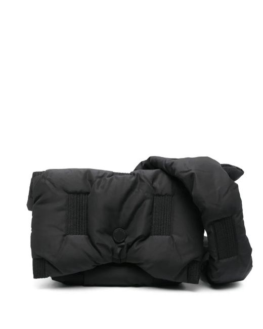 Borsa A Spalla Square Cushion di Issey Miyake in Black