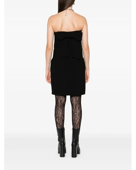Moschino Black Bow-Detail Dress