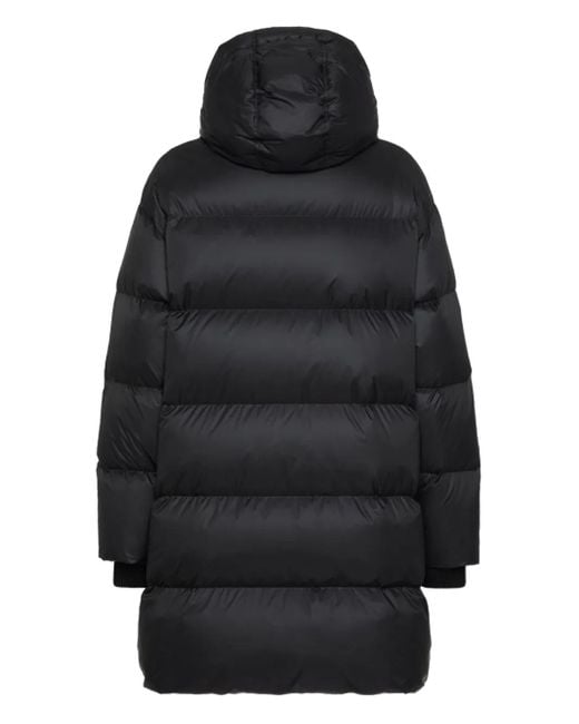 DSquared² Black Hooded Padded Coat for men