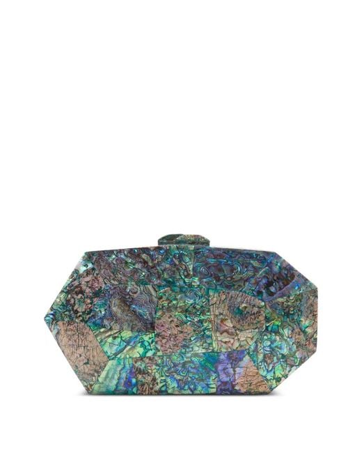 freya rose Blue Jaya Clutch Bag