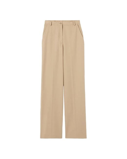 Claudie Pierlot Natural Straight Trousers