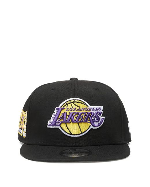 KTZ Black X Los Angeles Lakers 9Fifty Baseballkappe
