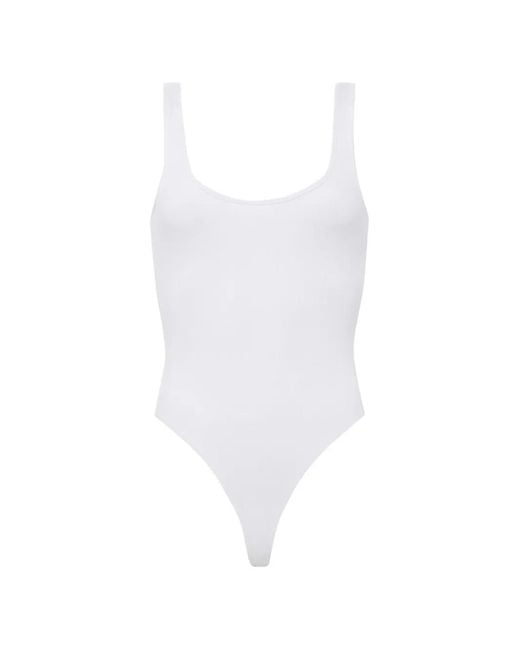 Body Nica Con Scollo Ampio di L'Agence in White