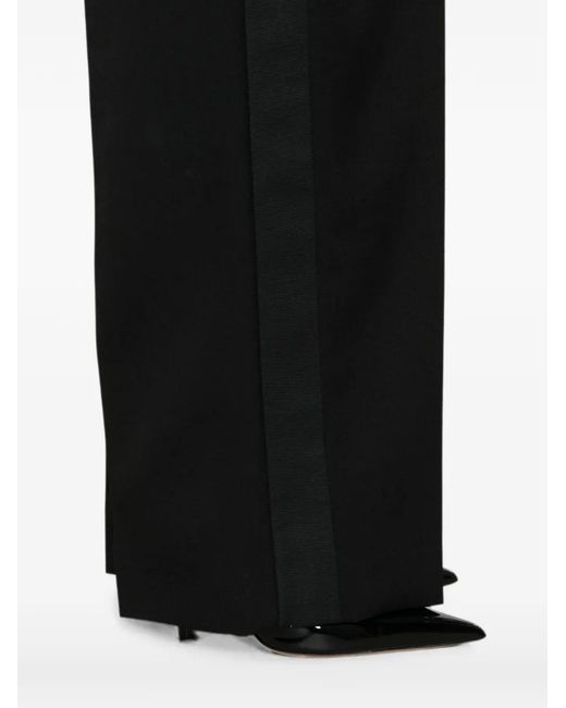 Stella McCartney Black Pleated Tailored Trousers