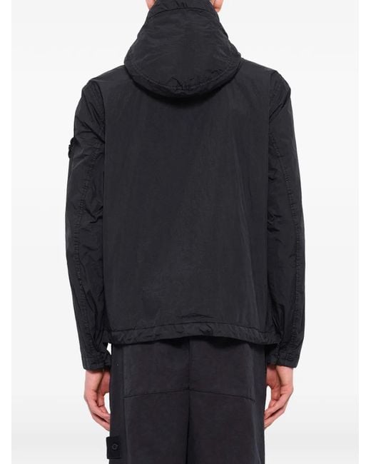 Stone Island Blue 4100001 Crinkle Reps Ny Jacket for men